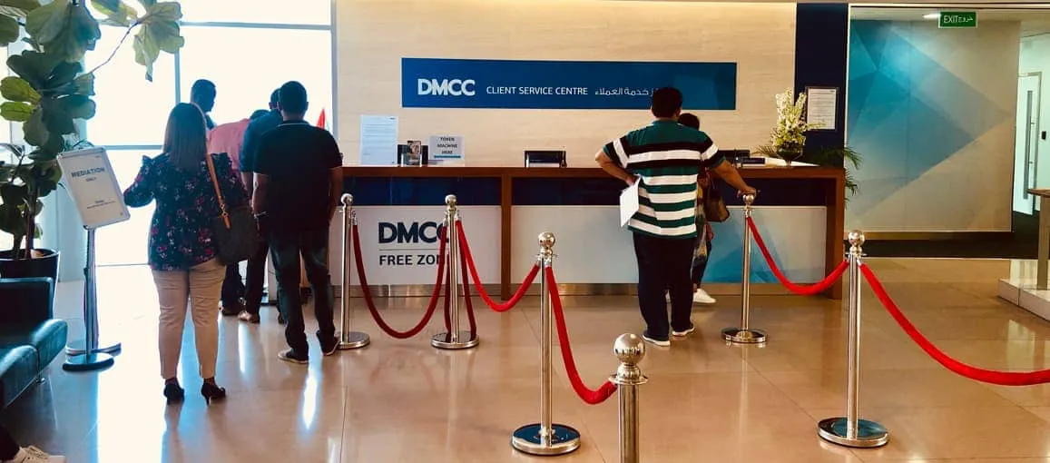 Dubai DMCC Service Desk Photo