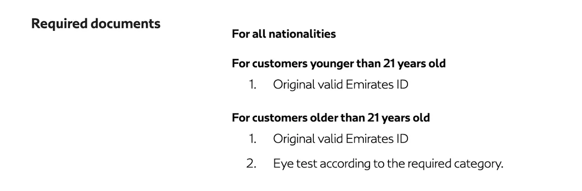 RTA Dubai driving license renewal